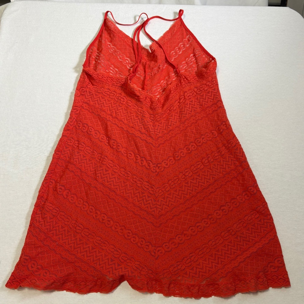 Victoria's Secret, Lace‎ Slip Dress, Red, Size M